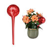 2XBEWÄSSERUNGSKUGEL - Rot, Glas (9/30/9cm) - Relaxdays