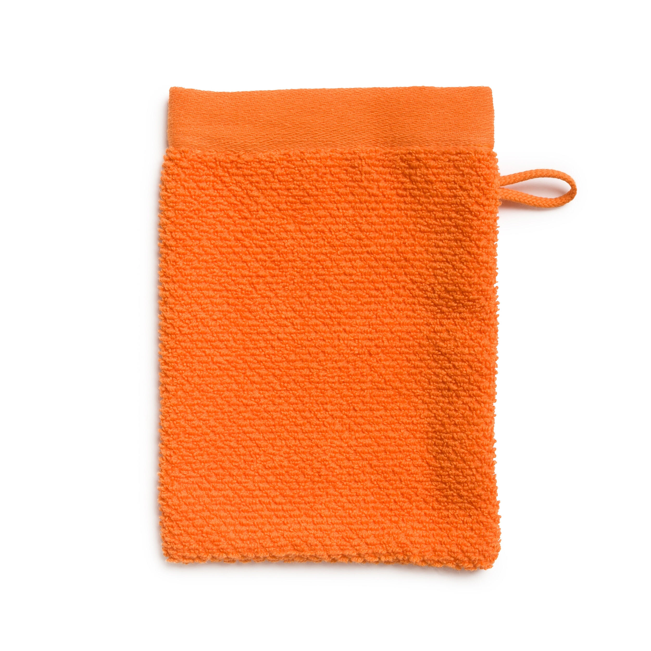 Möve Waschhandschuh Orange 15x20 cm