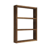 WANDREGAL mit 3 ablagen - emma 43,2/9/60 cm - Naturfarben, Holzwerkstoff (9/60/43.2cm) - Calicosy