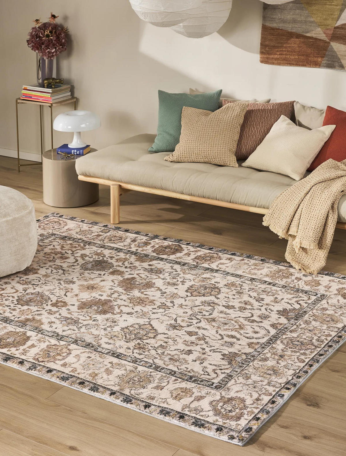 TEPPICH Mara Beige 80x150 cm - Beige, Kunststoff/Textil (80/150cm) - benuta Pop