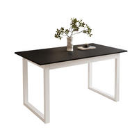 ESSTISCH ARTON II ausziehbarer Tisch 140-195 cm für 6-8 Personen - Schwarz/Weiß, Holzwerkstoff/Metall (140/80/77cm) - Lookway