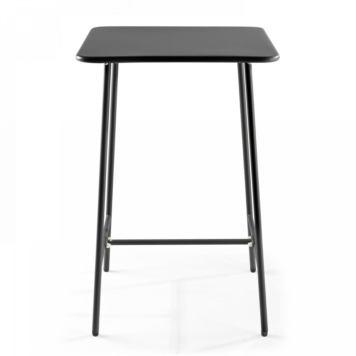 STEHTISCH, Grau - Grau, Metall (70/70/105cm) - Oviala