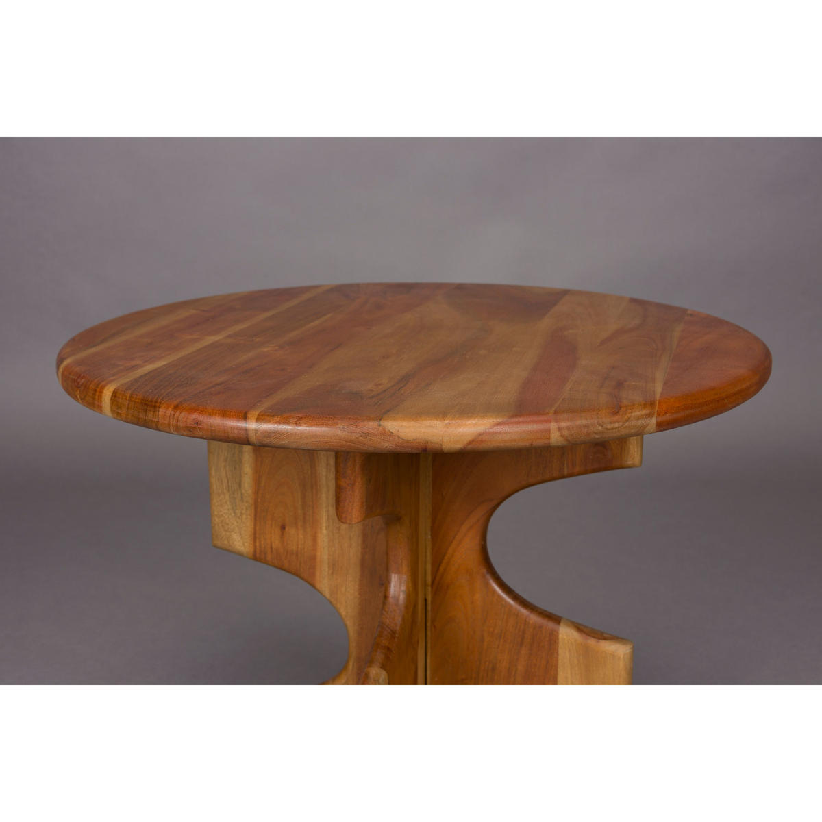 BEISTELLTISCH Morgan Rund - Braun, Holz (60/60/45cm) - Dutchbone