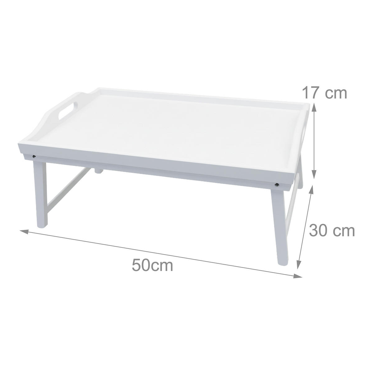 NOČNÝ stolík - biela, drevo - Relaxdays