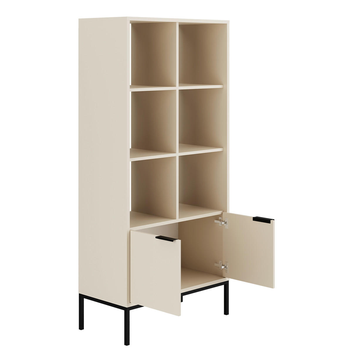 BÜCHERREGAL Seattle Kaschmir - Beige, Holzwerkstoff (40/171.3/80cm) - Petits-meubles