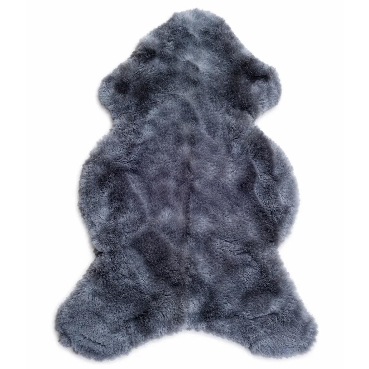 SCHAFFELL Premium Merino Lammfell Silber Grau geschoren ca. 115 cm - Silberfarben/Grau, Fell (65/115cm) - Provellus