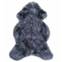 SCHAFFELL Premium Merino Lammfell Silber Grau geschoren ca. 115 cm - Silberfarben/Grau, Fell (65/115cm) - Provellus