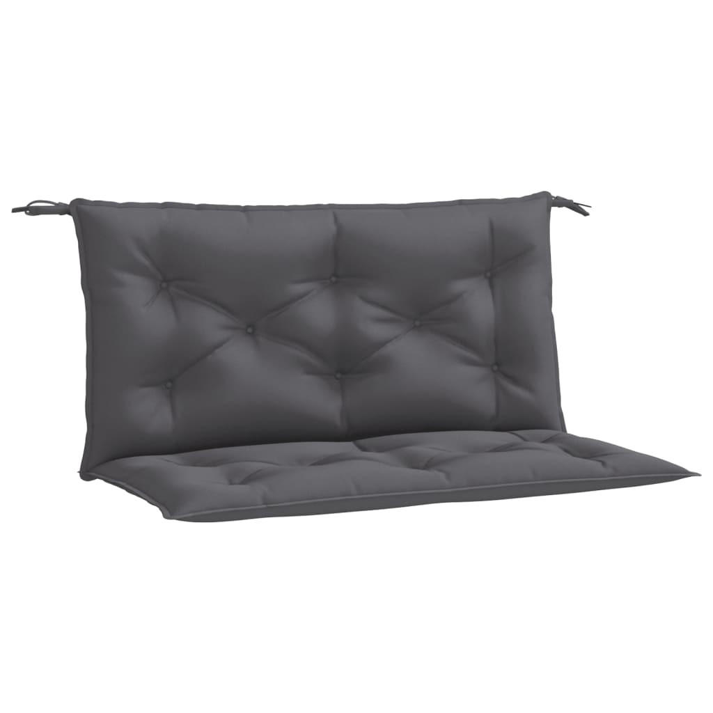 GARTENBANK-AUFLAGEN 2 Stk. Anthrazit 100/50/7 Cm Oxford-Gewebe - Anthrazit, Textil (50/7/100cm) - vidaXL