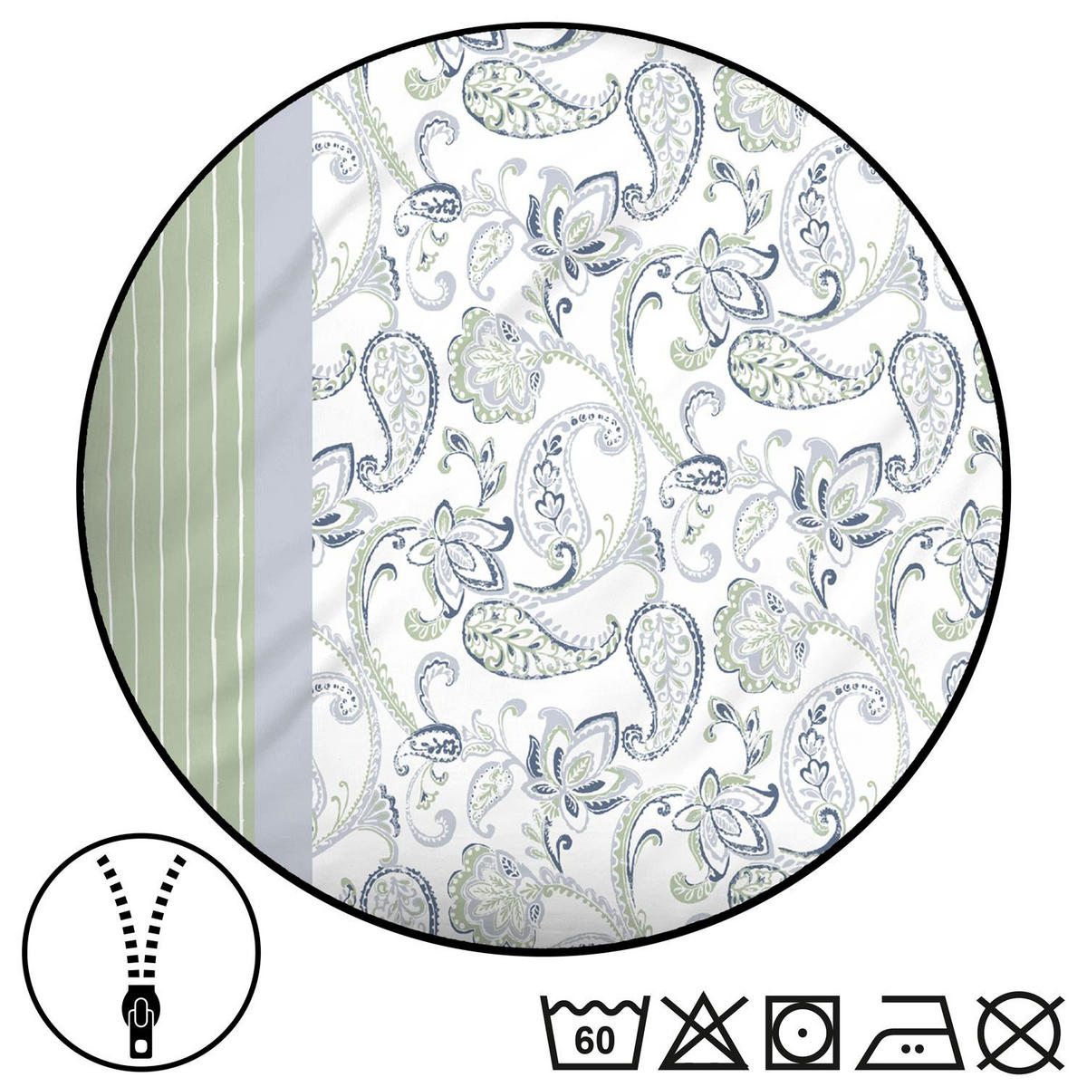 BETTWÄSCHE 135x200 cm - Weiß, Textil (135/200cm)