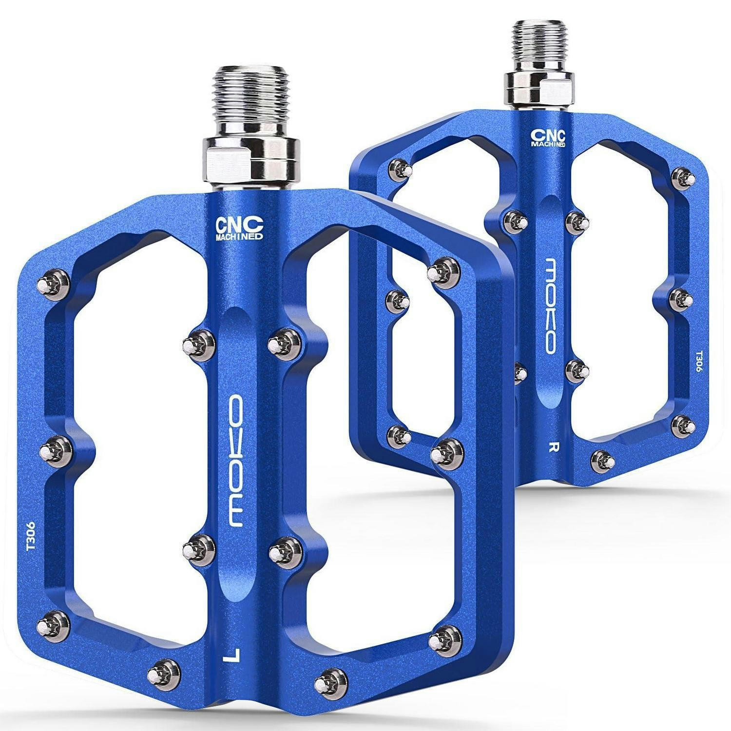 FAHRRADPEDALE Aluminium Blau - Blau, Metall (9.5/1/10cm)