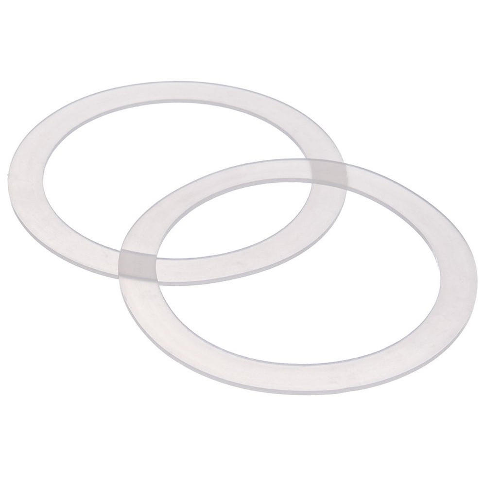 DICHTUNGSRINGE Irma Silikon 11 cm 6-teilig Weiß - Weiß, Kunststoff (1L) - Orion 