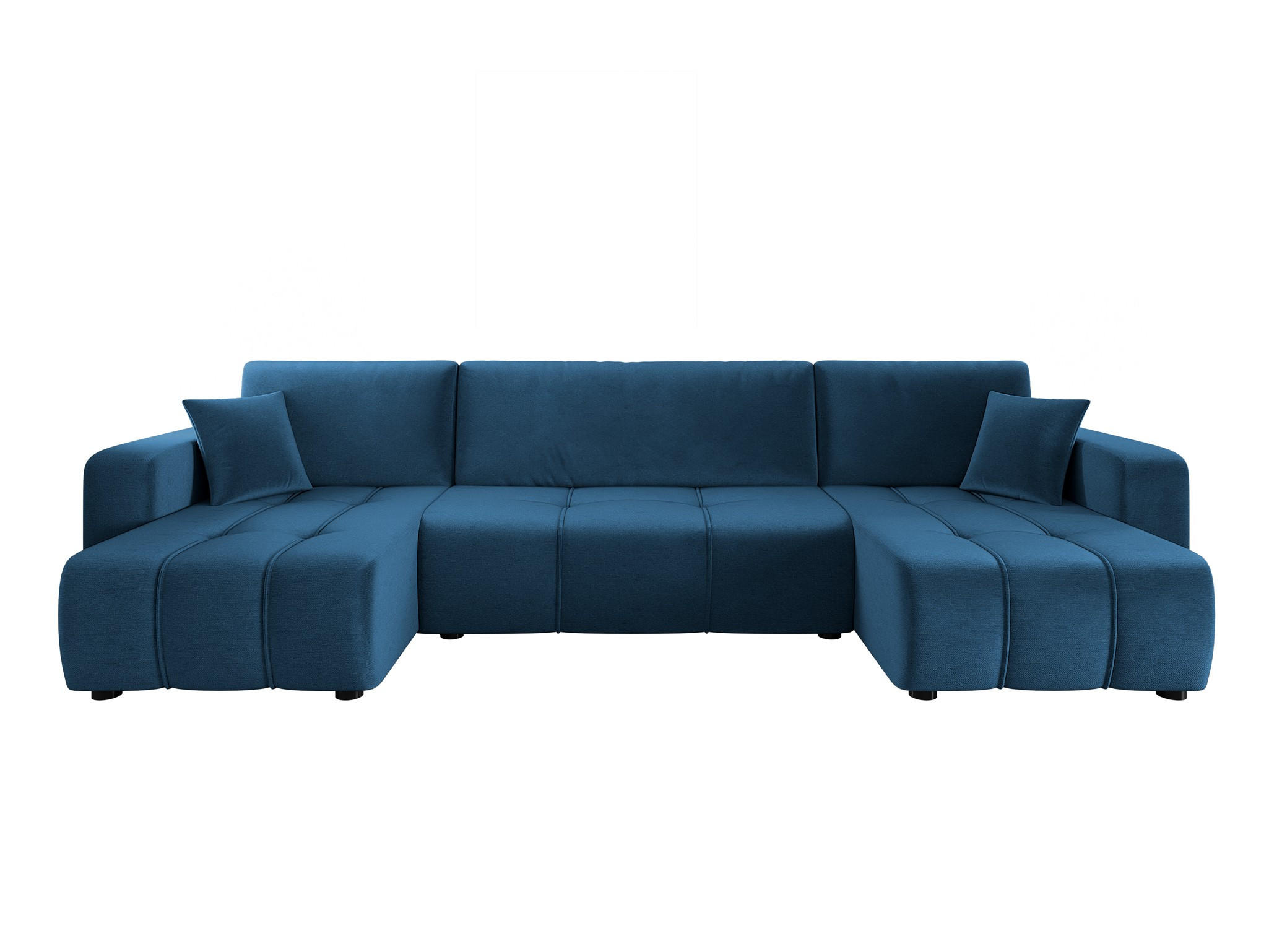Fun Möbel Wohnlandschaft Blau 317x85x146 cm