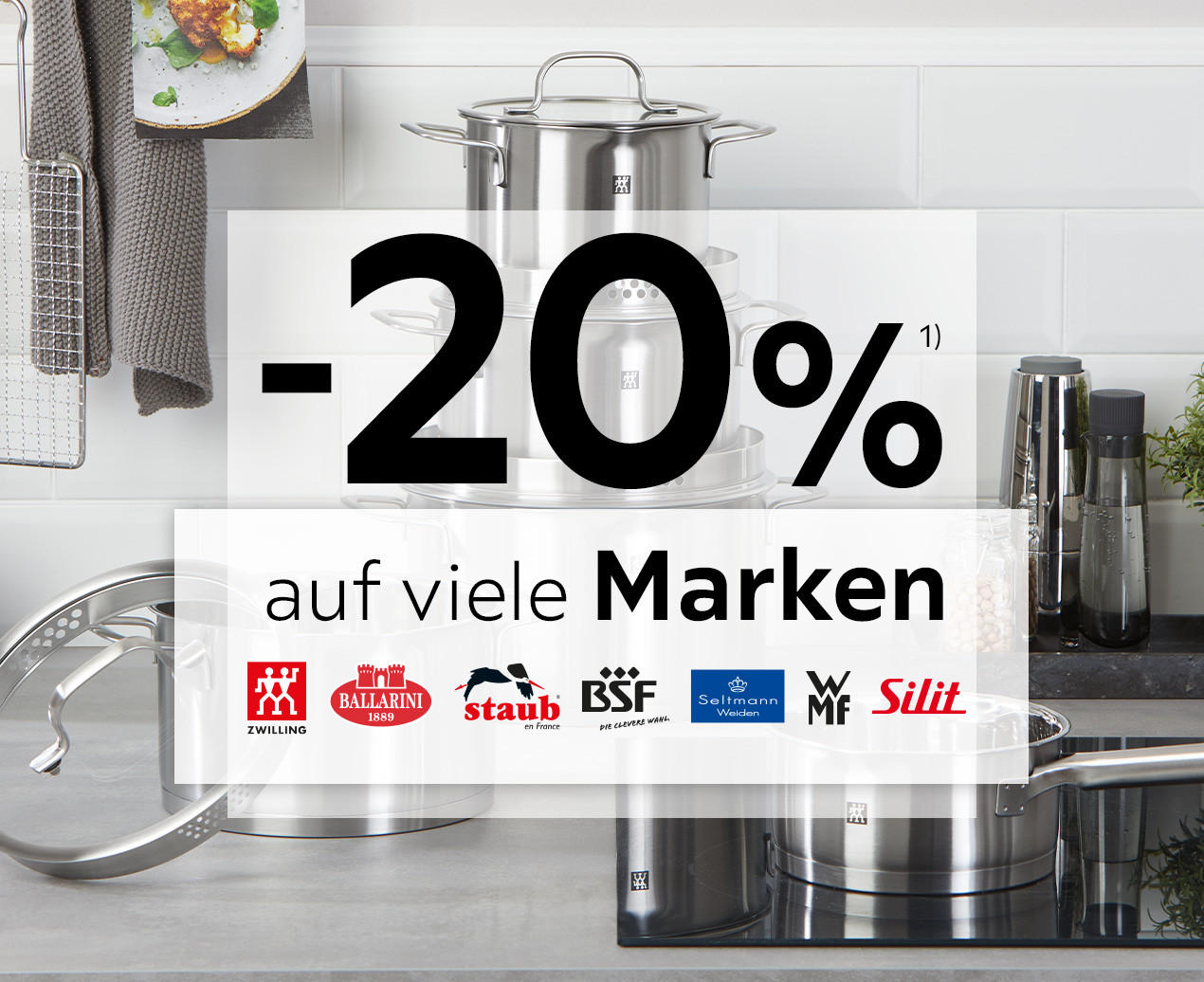 -20% auf viele Marken
