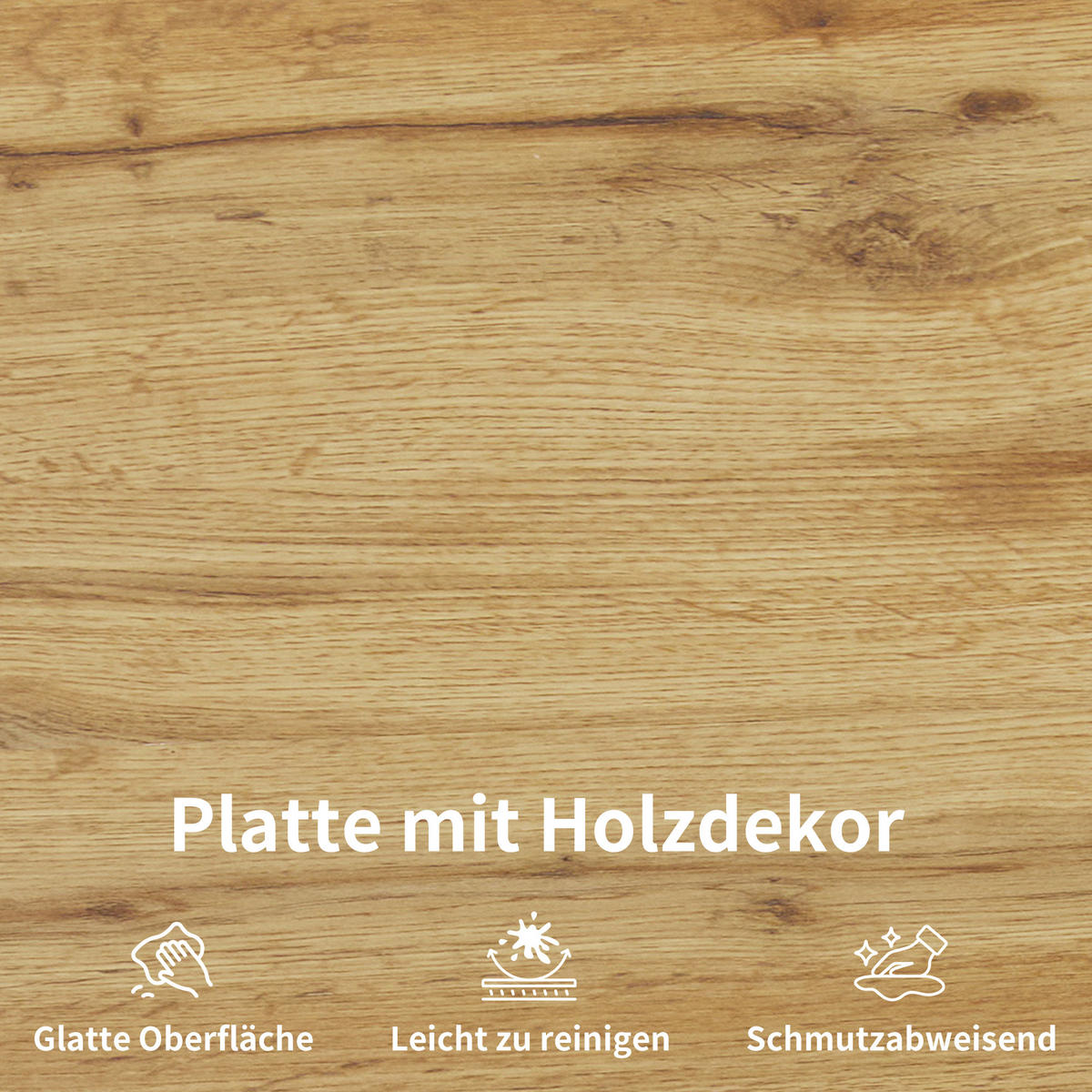 KÜCHENINSEL Stauraum Barhocker Schwarz Holzoptik - Multicolor, Metall (138/105/39cm) - FLIEKS