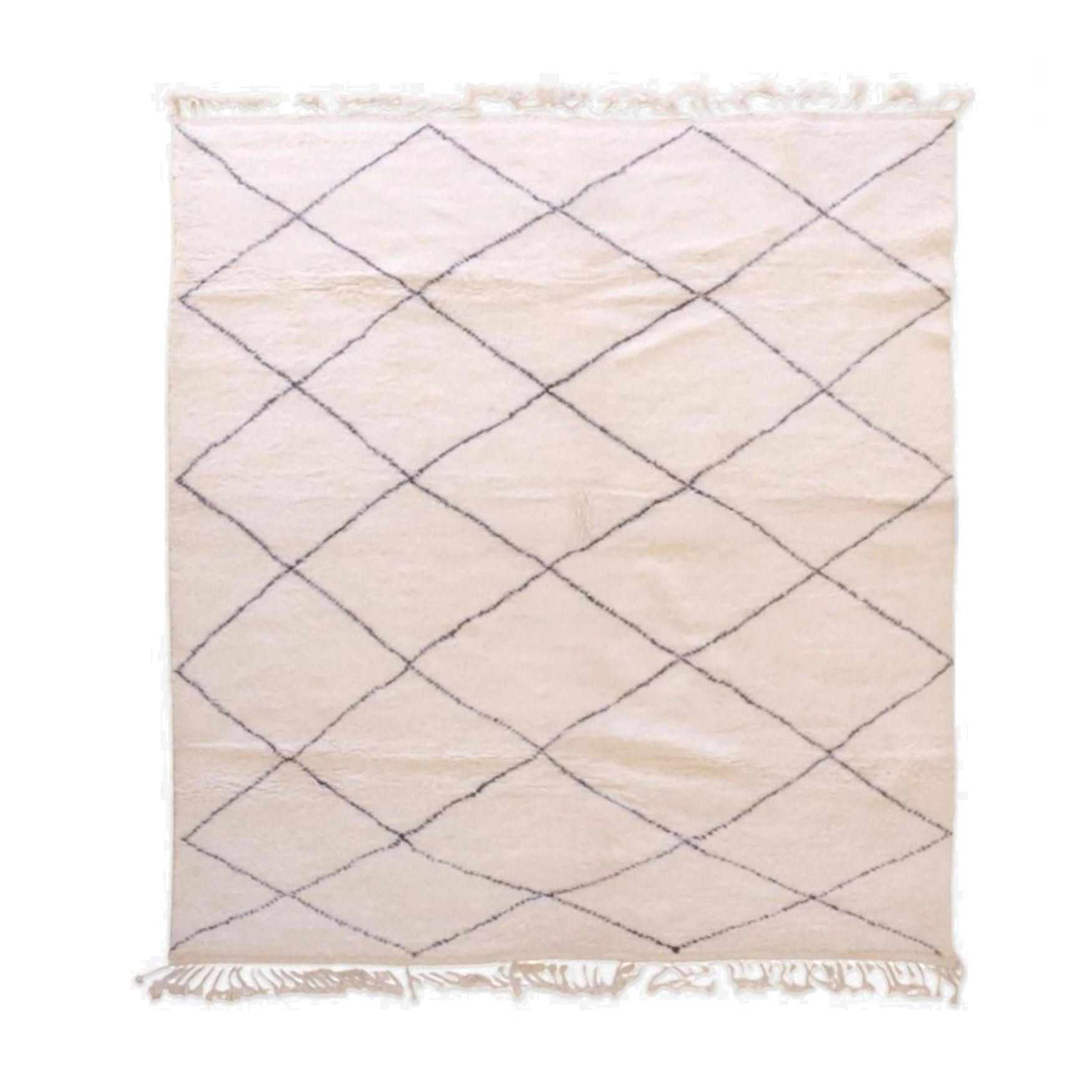 BERBERTEPPICH aus reiner Wolle 261x 293 cm - Weiß, Naturmaterialien (261/293cm) - AFK Living