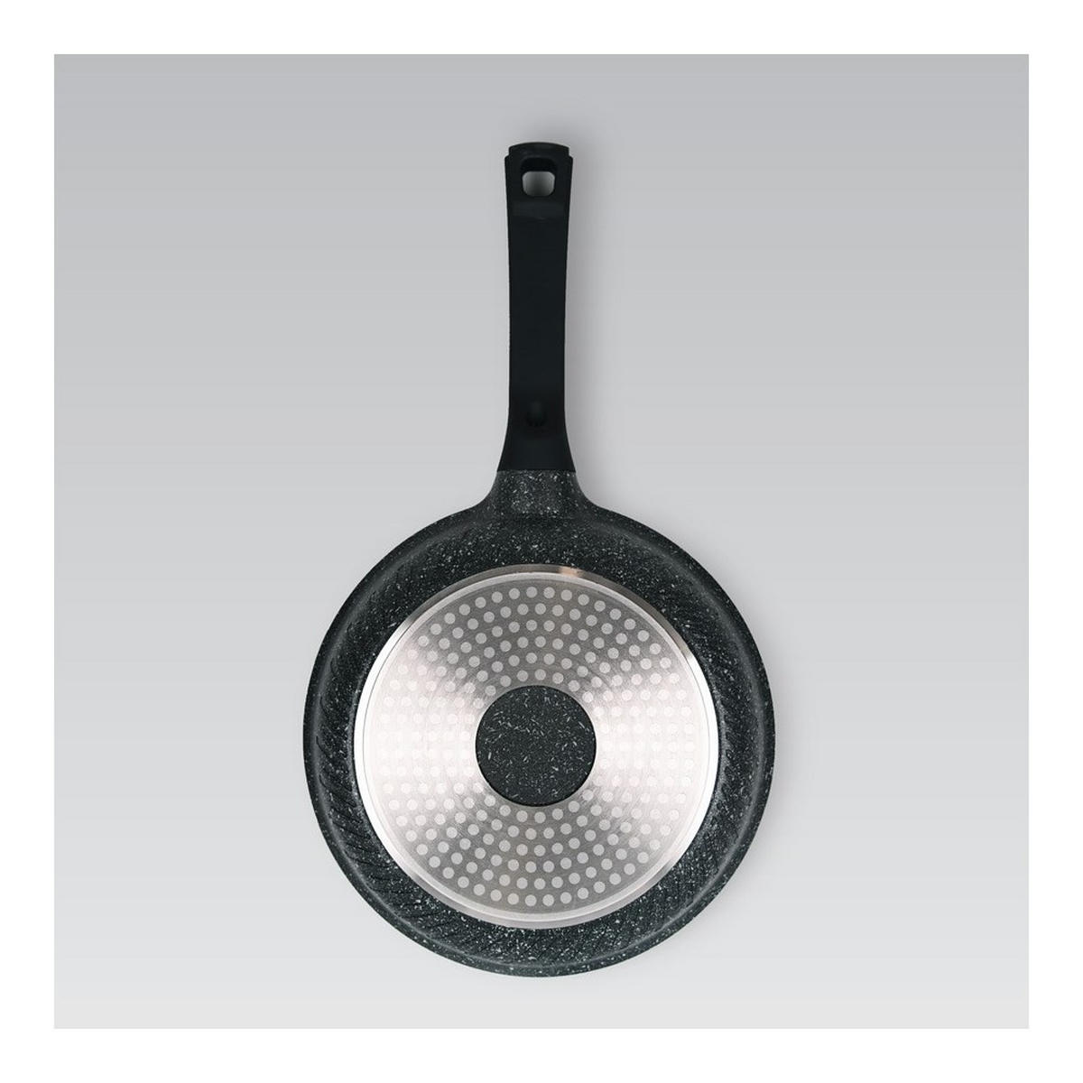 PFANNE Schwarz 45/24/5.5 cm MR122524 - Schwarz, Metall (24cm) - Maestro 