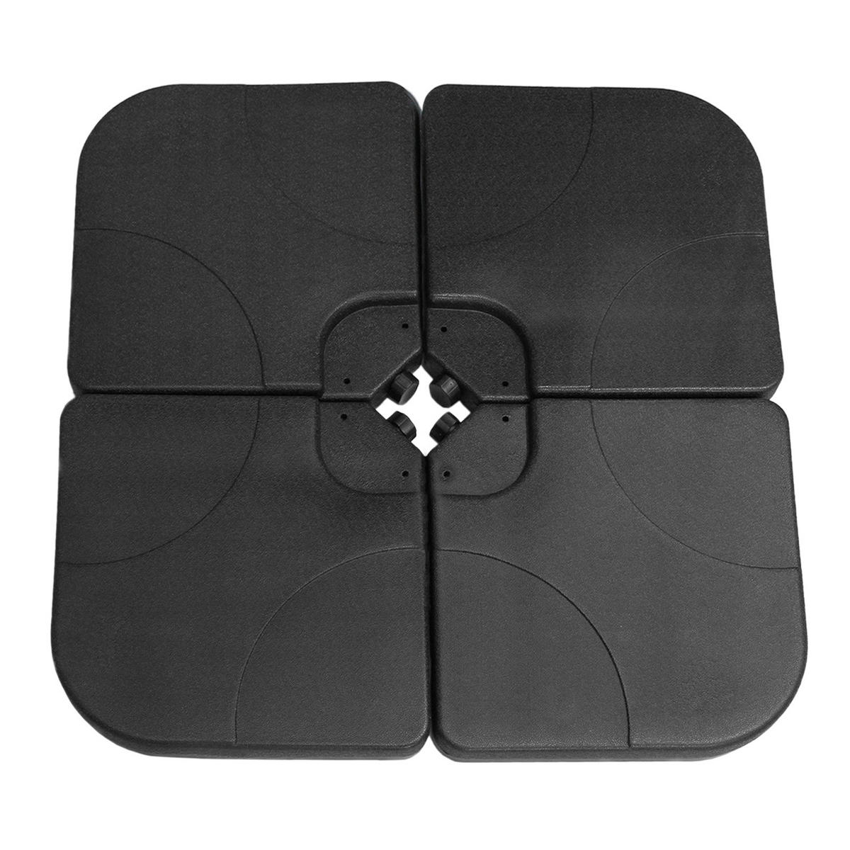 SONNENSCHIRM MIT SOCKEL - Creme - Creme, Textil/Metall (300/300cm) - Monstershop