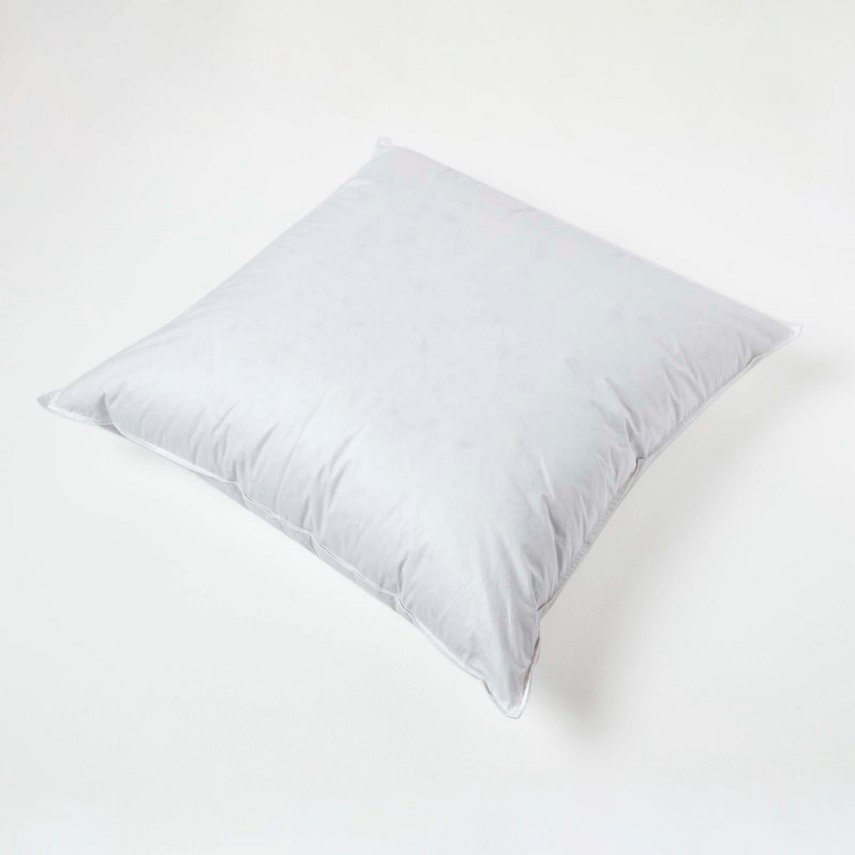 FÜLLKISSEN 90/90 cm – Enten-Daunen - Weiß, Textil (90/90cm) - Homescapes