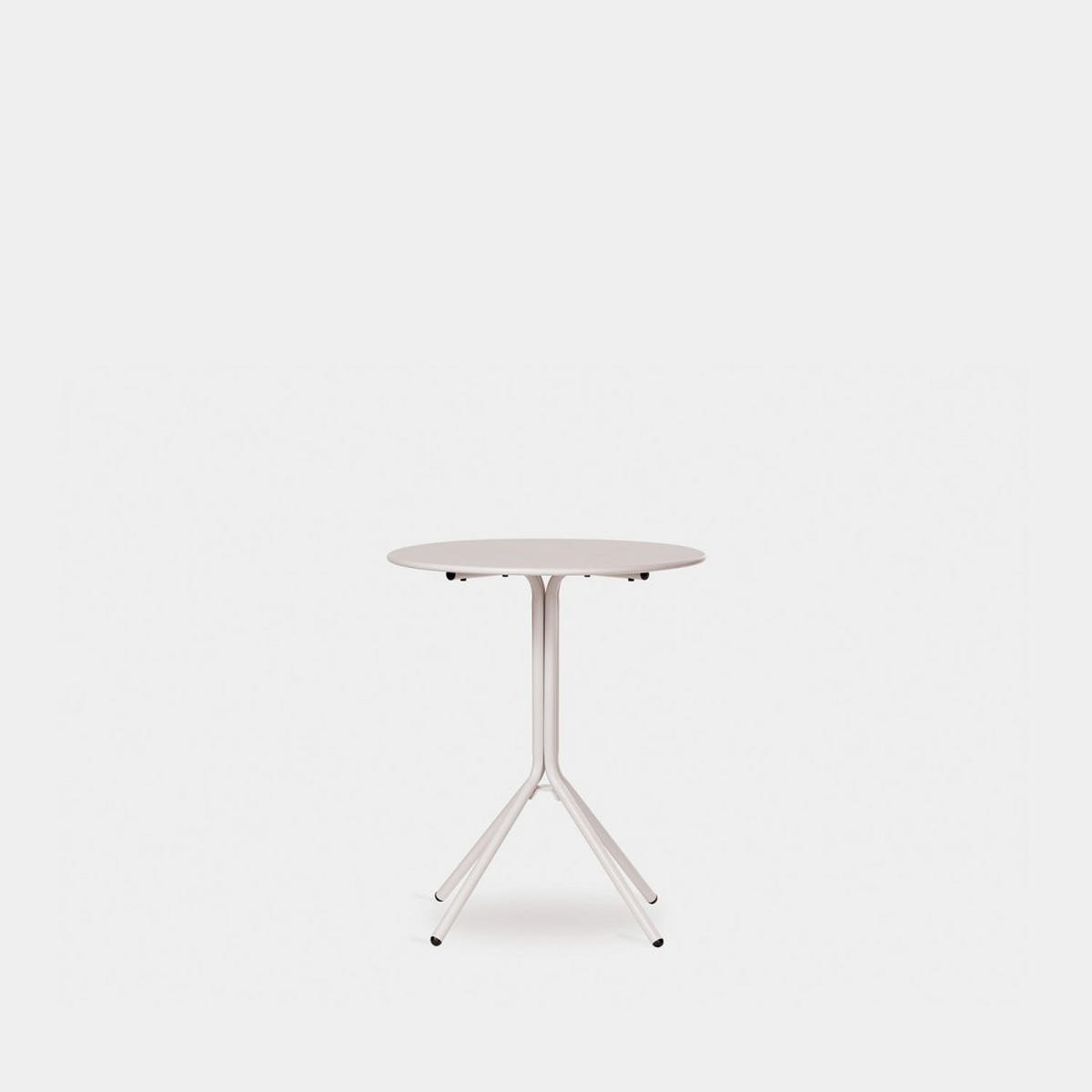 GARTENTISCH Kasem Beige 60 cm x 71 cm - Beige, Metall (60/60/71cm) - Klast Home