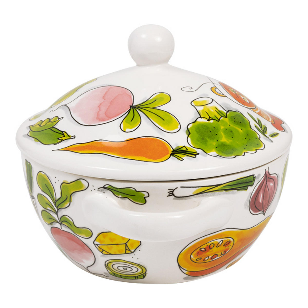 SCHALE Heiße Suppe in Bunt - 23cm - Multicolor, Keramik (21.5/18/21.5cm) - Blond Amsterdam