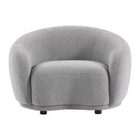 SESSEL mit gerader Rückenlehne - 1 Person - Stoff - Grau - - Grau, Textil (110/70/90cm) - Vente-Unique