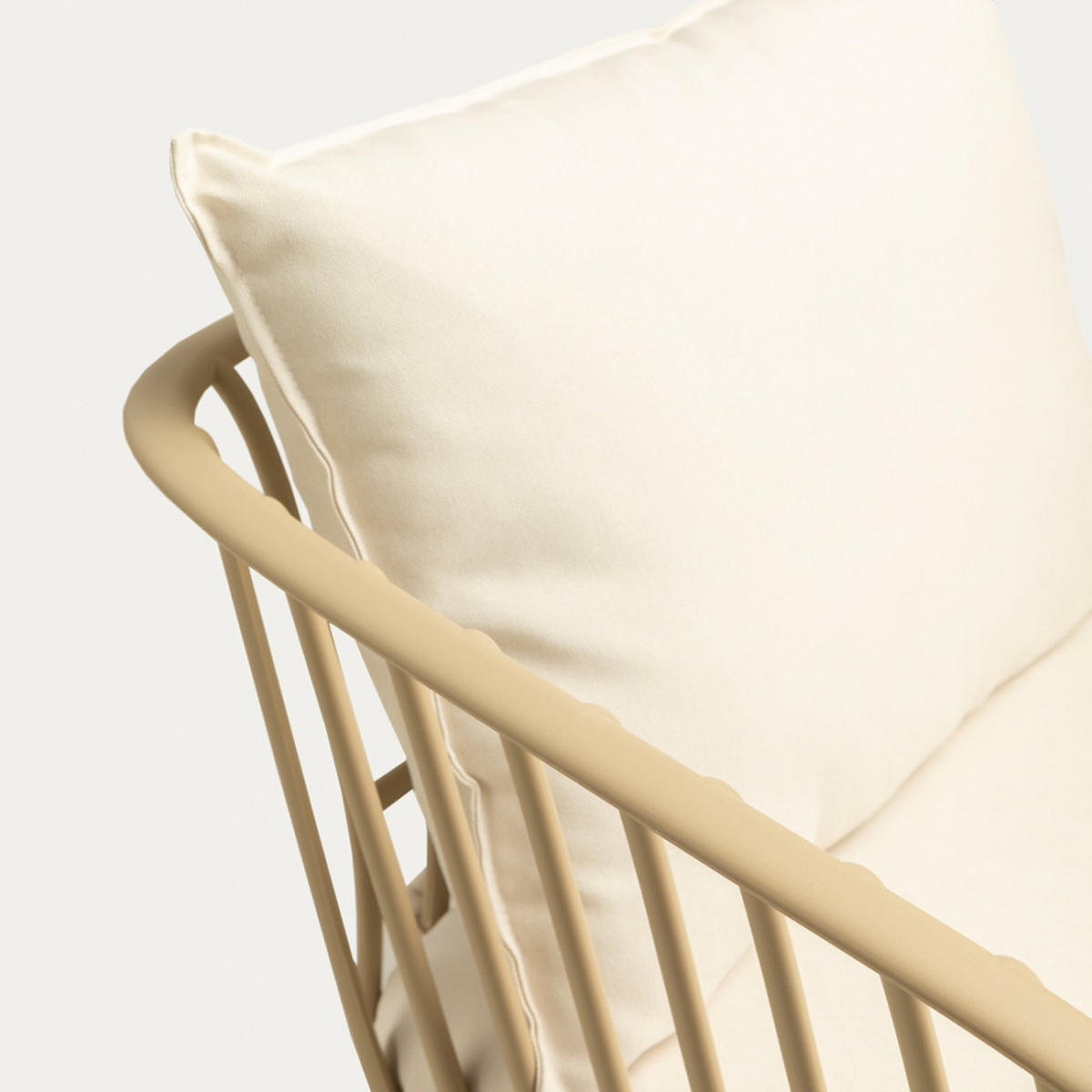 GARTENSET Madeira Beige - Beige, Metall - Kenay Home