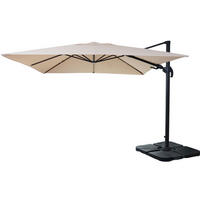 AMPELSCHIRM I Cremeweiß 300/300 cm - Weiß, Textil (360/300cm) - MCW