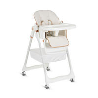 HOCHSTUHL Lindo weiß Lätzchen Besteck Räder Korb höhenverstellbar - Weiß, Kunststoff (49/100/90cm) - Moni