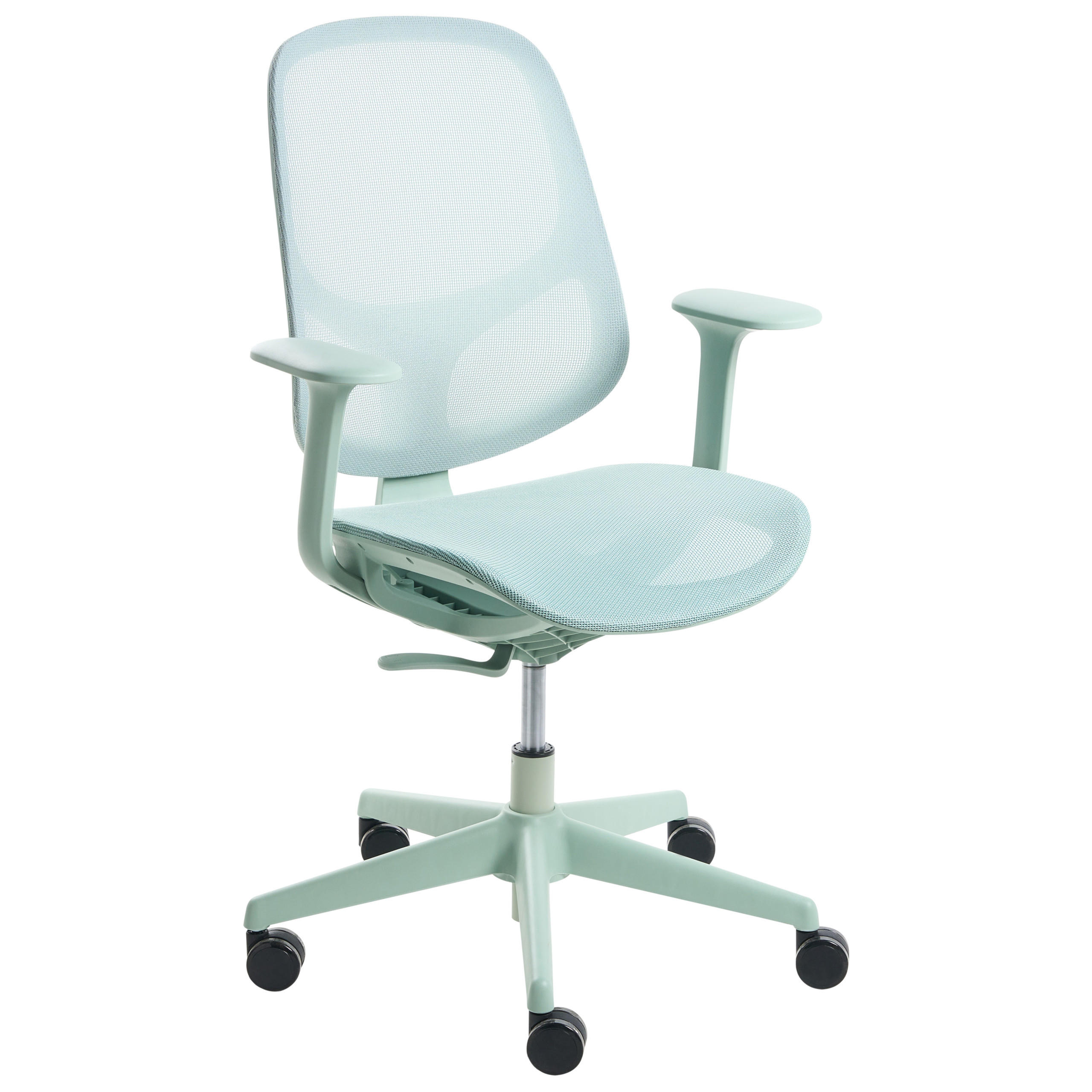 BÜROSTUHL Mintgrün Aeri - Mintgrün, Textil (60/93/60cm) - Beliani