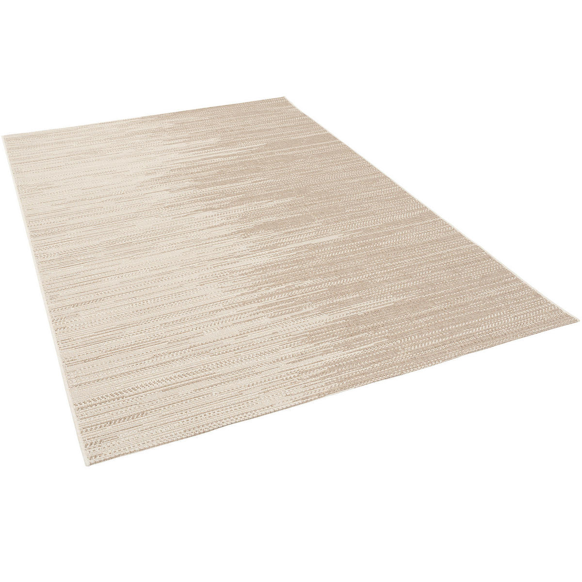 IN & OUTDOOR TEPPICH NATUR PANAMA VERLAUF - Grau, Textil (80/150cm) - Pergamon