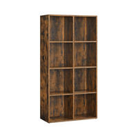 BÜCHERREGAL Abuja - Braun, Holzwerkstoff (65.5/129.5/30cm) - Hansiro