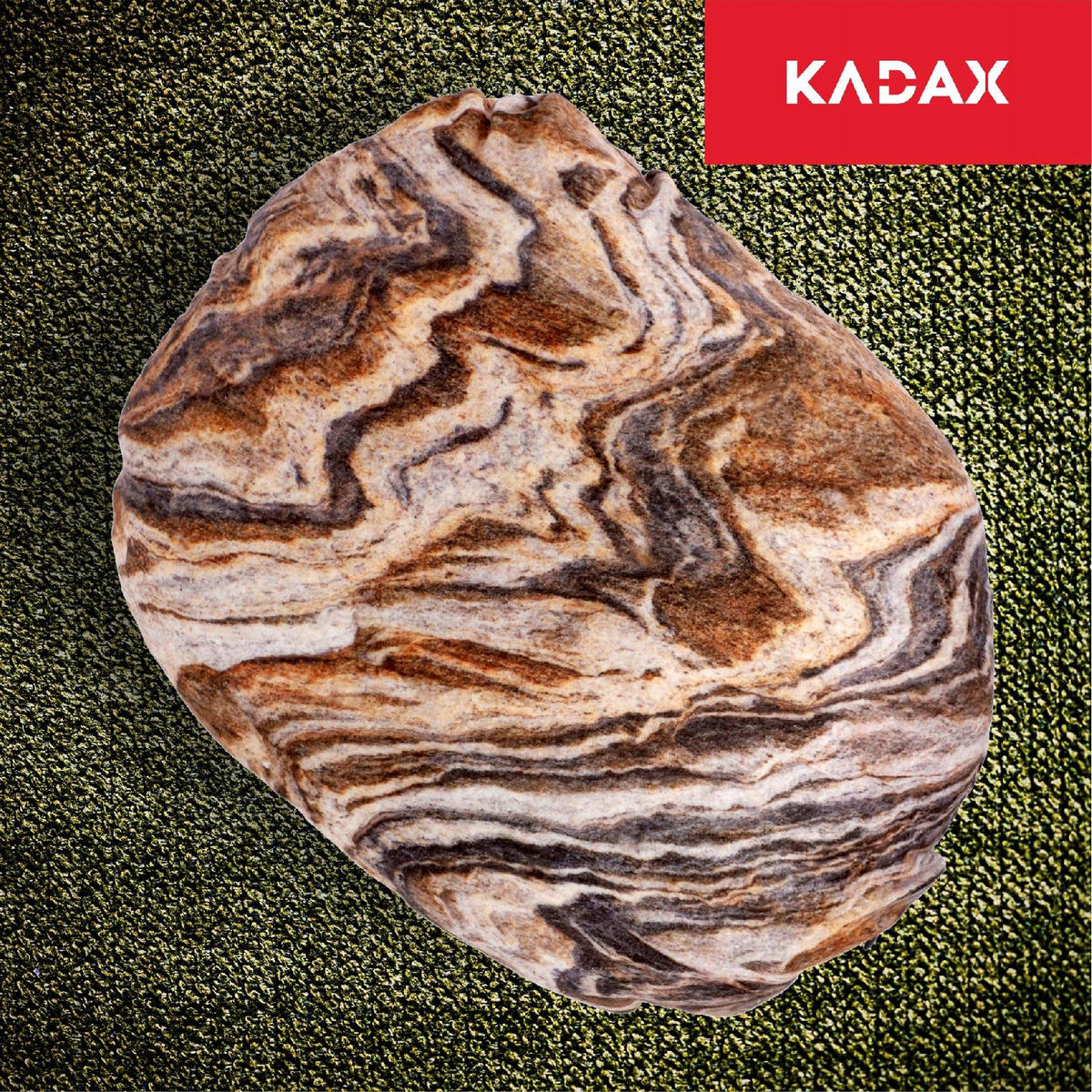 DEKOKISSEN, 33 x 41 cm - Hellbraun/Creme, Textil (33/41cm) - KADAX
