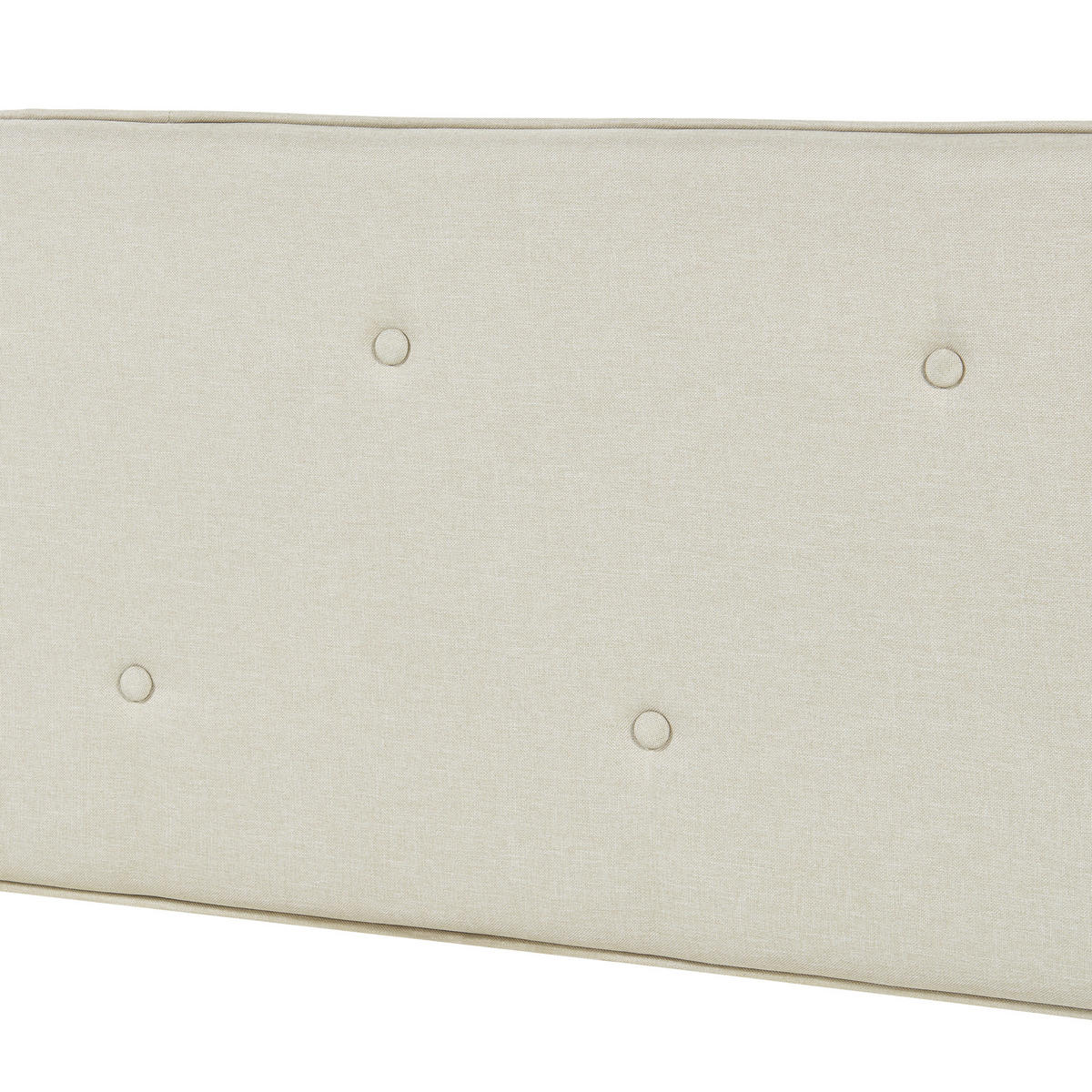 ČELO POSTELE Tokke - béžová, kompozitní dřevo/textil (160/4/52cm) - [en.casa]