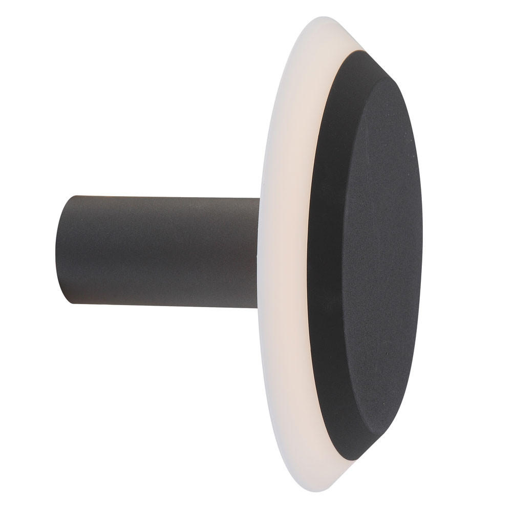 LED AUSSEN-WANDLEUCHTE ALU Grau - Anthrazit, Metall (13.7/13.7/20cm) - Globo Lighting