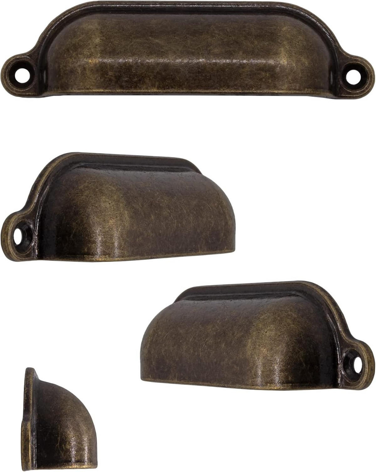 MÖBELGRIFF 2er-Set - Goldfarben, Metall (0.26/1.5/1cm)