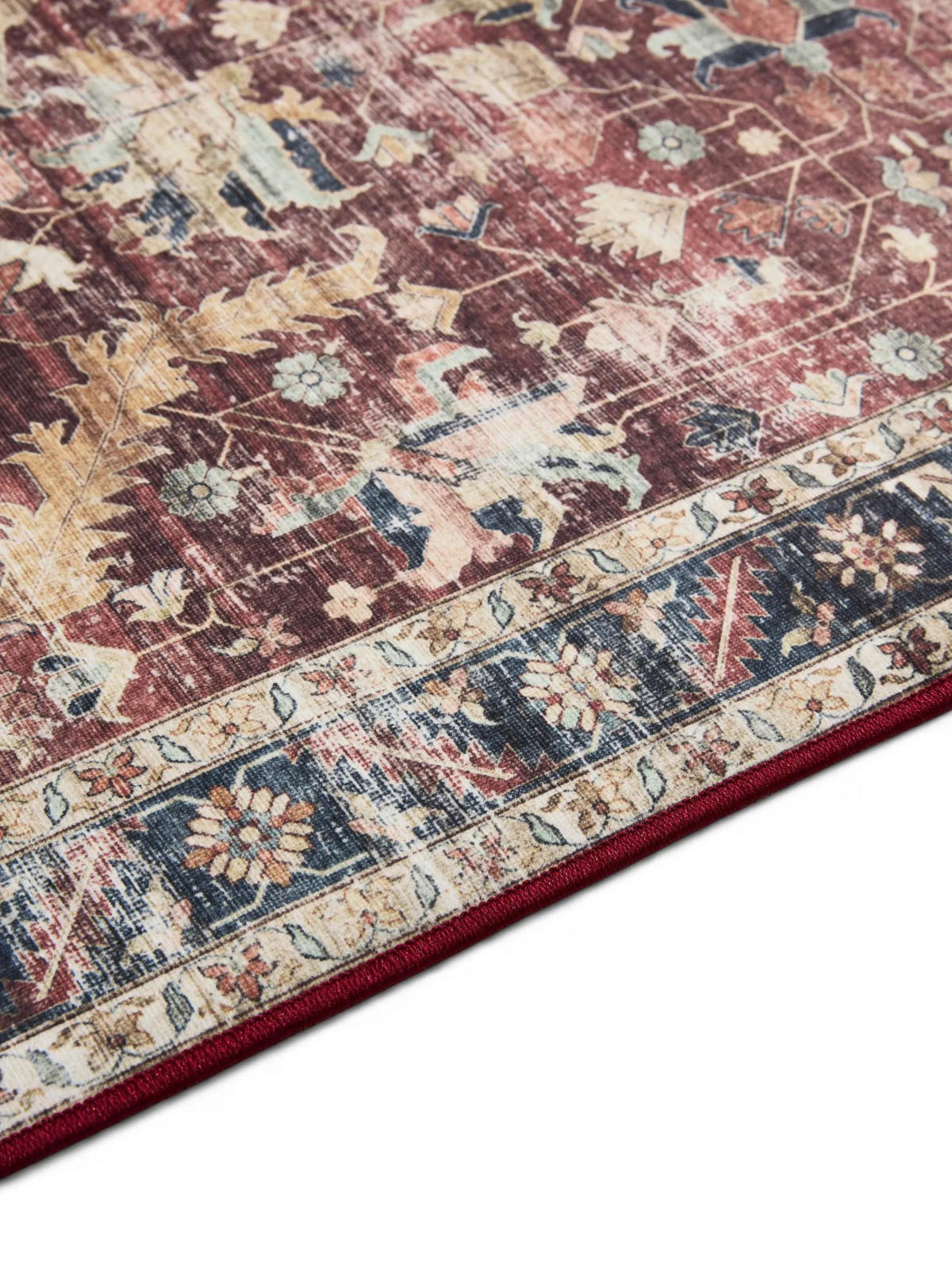 VINTAGE-TEPPICH George waschbar 140x200 cm - Multicolor, Kunststoff (140/200cm) - benuta