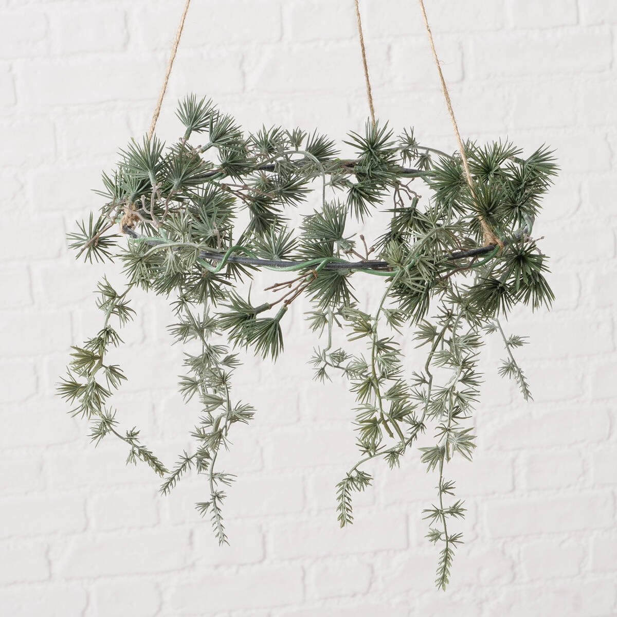 WEIHNACHTSKRANZ Kiefer Ø35 cm - Grün, Kunststoff (35/75/35cm) - Boltze Home