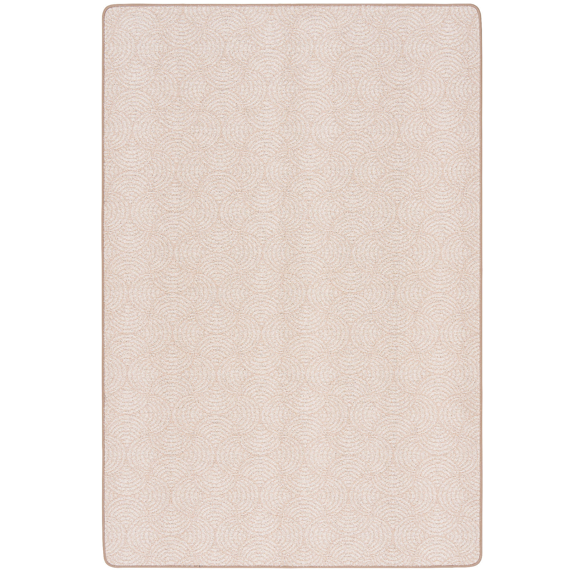 FEINSCHLINGE DESIGNER TEPPICH CIRCLE - Beige, Textil (200/250cm) - Snapstyle