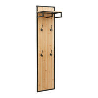 GARDEROBE Vittoria ca. 40 /170 cm Tanne massiv - Naturfarben, Holz (40/170/27cm)