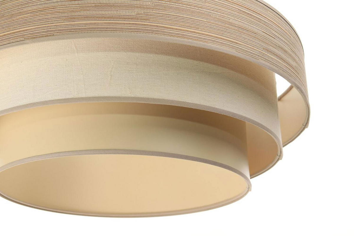 HÄNGELEUCHTE Beige 60/20 cm - Braun, Kunststoff (60/1.5/20cm) - ONZENO