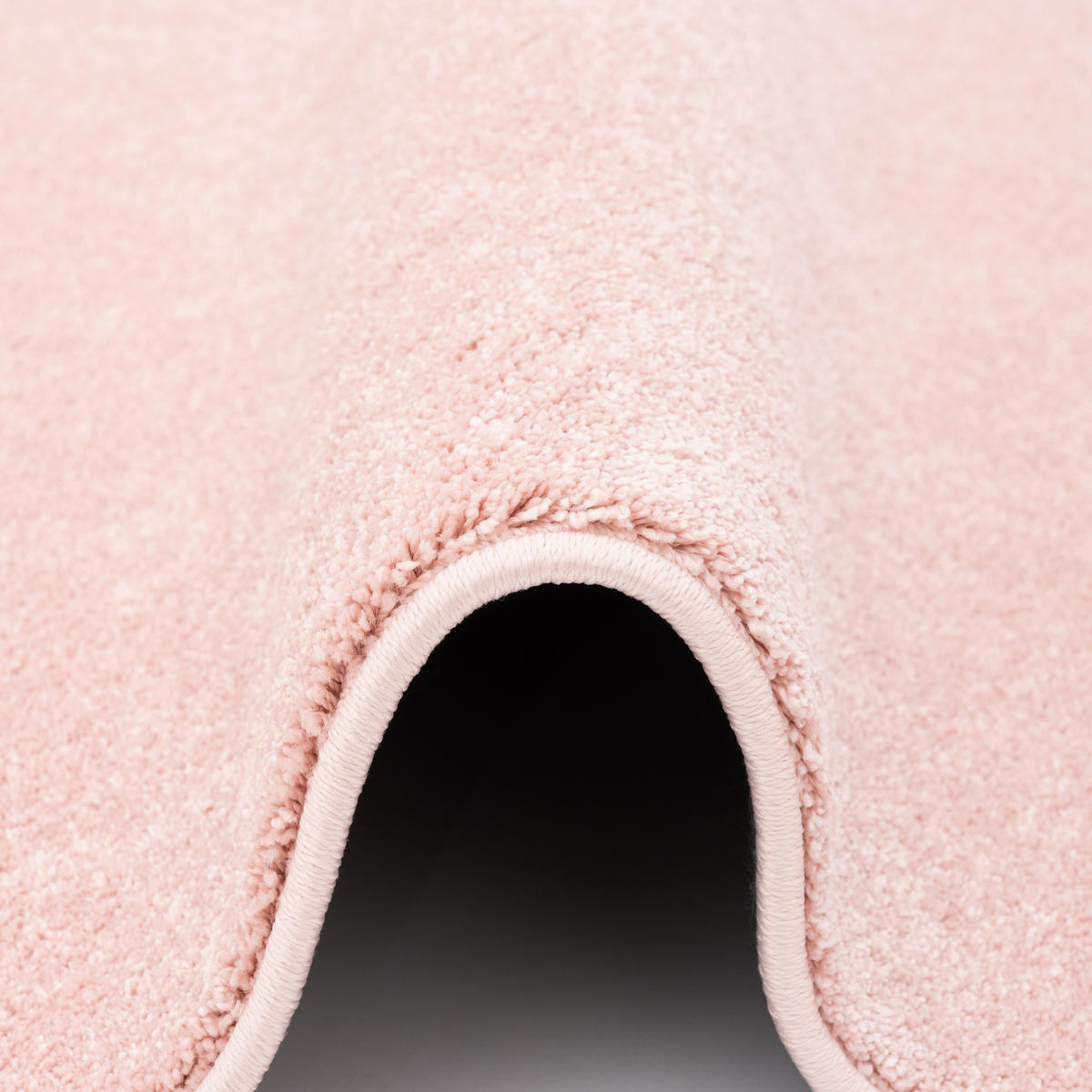 LUXUS SOFT-VELOURS TEPPICH VERONA - Rosa, Textil (80/150cm) - Pergamon