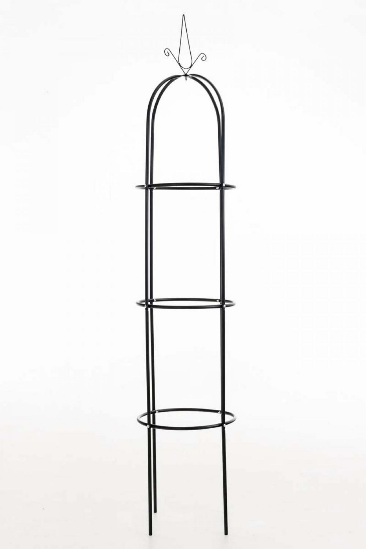 RANKGITTER Metall Schwarz - Schwarz, Metall (38/190/38cm) - CLP