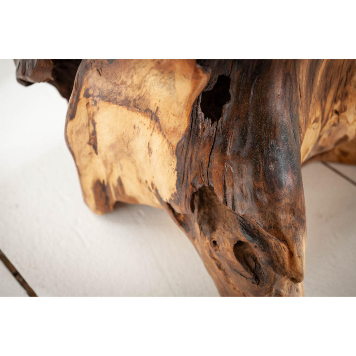 BEISTELLTISCH ROOT Teakholz 40 cm - Braun, Holz (40/40/40cm) - riess-ambiente