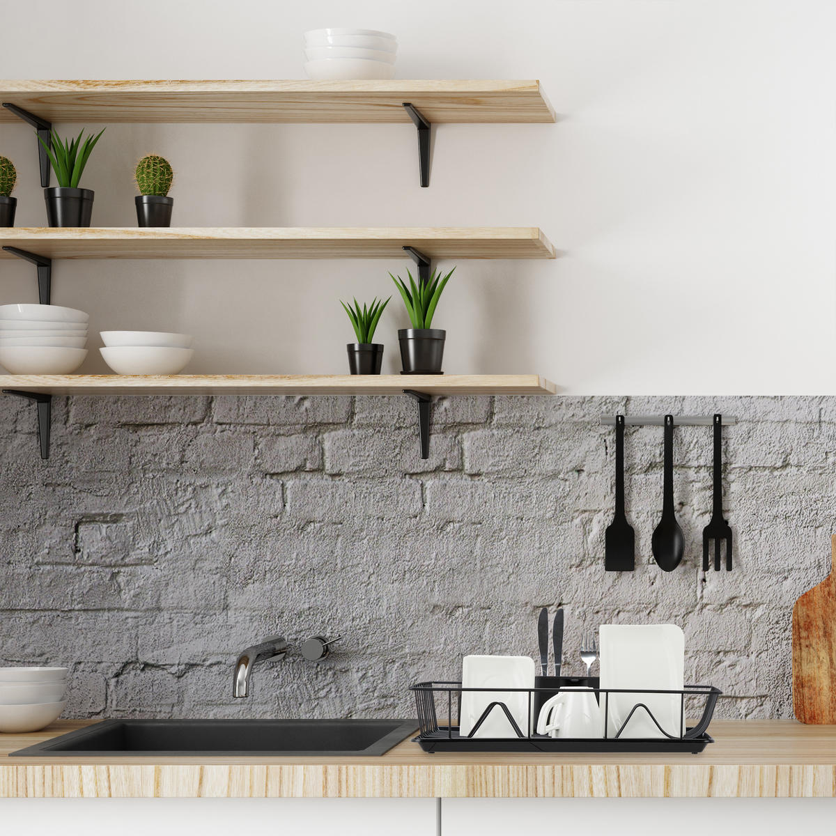 ABTROPFGESTELL - Schwarz, Kunststoff/Metall (48/11/31.5cm) - Relaxdays