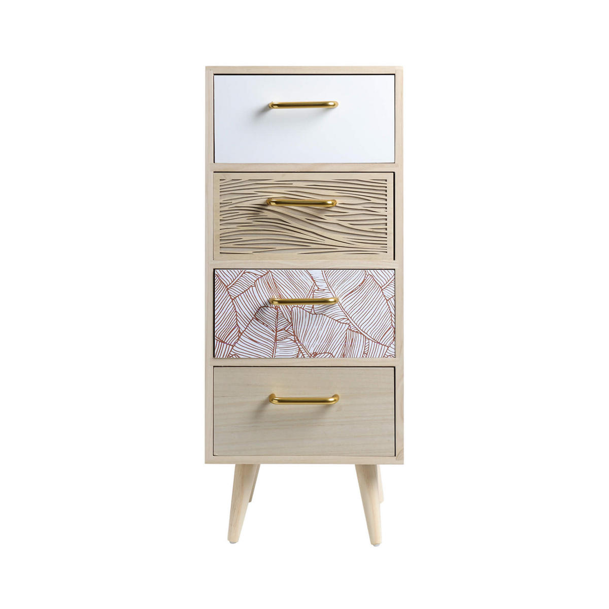 KOMMODE Braun 29/30/72 cm - Braun, Holz (29/72/30cm) - Mobili Rebecca