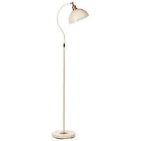 STEHLAMPE Beige/Weiß/Gold Lennon - Beige/Goldfarben, Metall (38/28/145cm) - Beliani