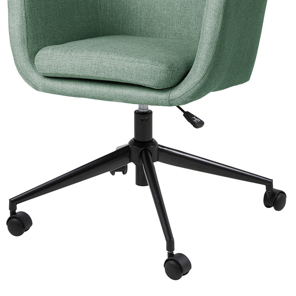 BÜRODREHSTUHL - Grau, Textil (58/95/58cm) - home24