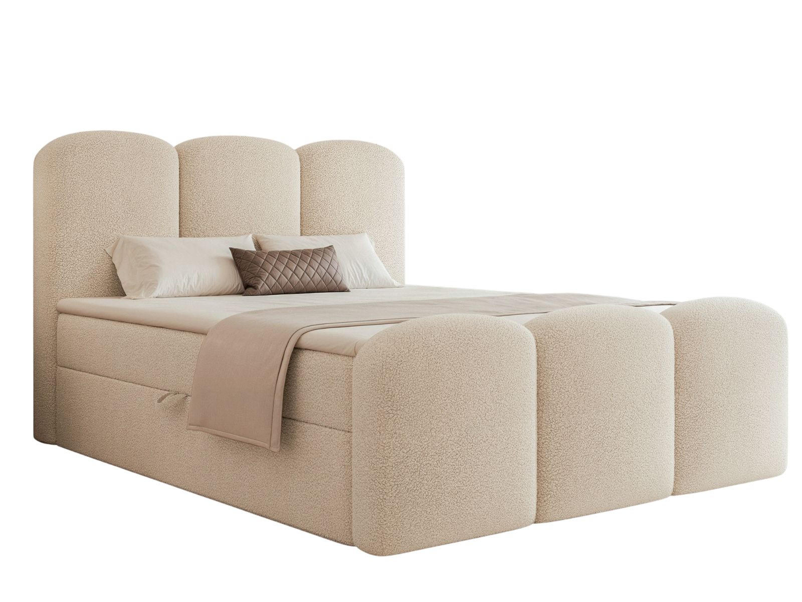Compleo24 Boxbett Creme 180x200 cm