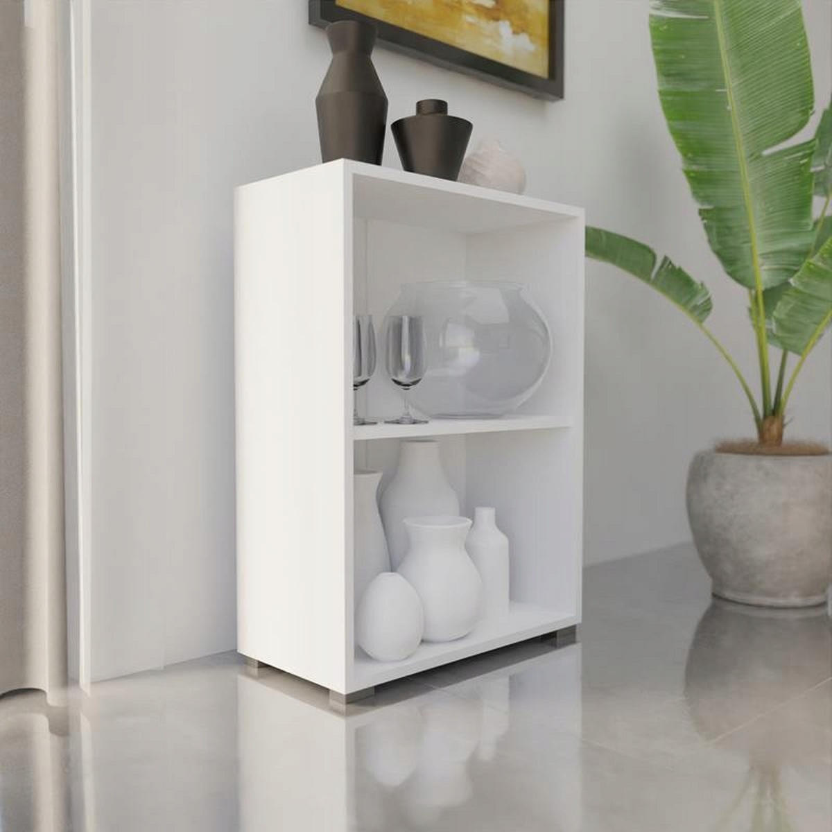 BÜCHERREGAL 80 EX3 Weiß 60/30/80 cm - Weiß, Holzwerkstoff (60/80/30cm) - Matkam Möbel