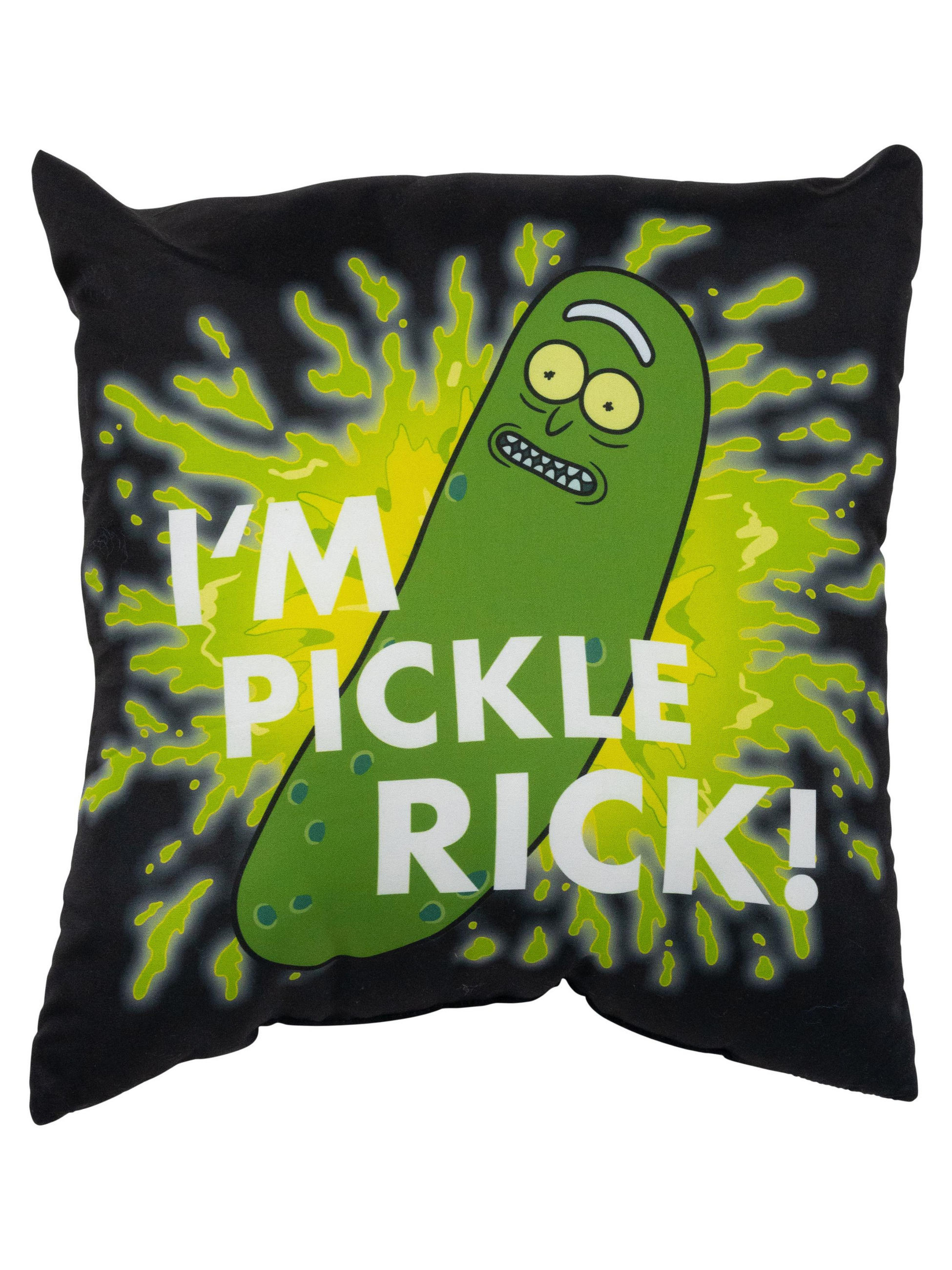 ZIERKISSEN Rick and Morty Schwarz 40 x 40 cm - Schwarz, Textil (40/40cm) - United Labels